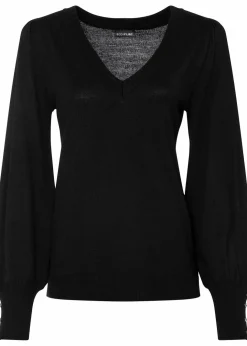 Feinstrickpullover aus Viskose-Mix Damen Pullover & Strickjacken|Strickmode