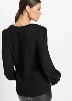 Feinstrickpullover aus Viskose-Mix Damen Pullover & Strickjacken|Strickmode