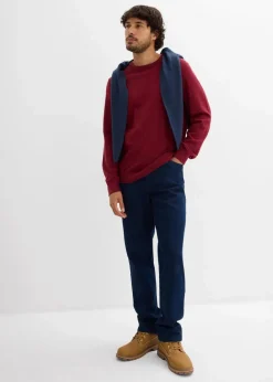 Herren bonprix Pullover & Strickjacken|Basics|Feinstrickpullover aus weichem Baumwollmix