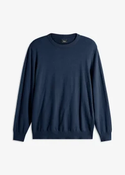 Herren bonprix Große Größen|Basics|Feinstrickpullover aus weichem Baumwollmix
