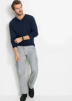 Sale Feinstrickpullover aus weichem Baumwollmix Herren Pullover & Strickjacken|Basics