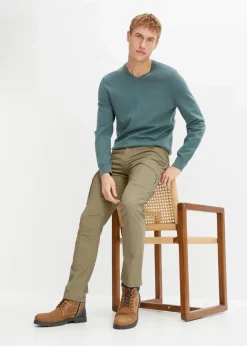 Herren bonprix Pullover & Strickjacken|Basics|Feinstrickpullover aus weichem Baumwollmix