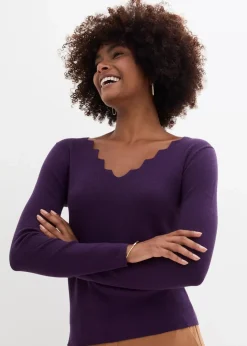 Feinstrickpullover aus weichem Viskose-Mix Damen Bekleidung·Umstandsmode|Bekleidung·Jeans