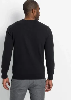 Outlet Feinstrickpullover aus weichem Baumwollmix Herren Große Größen|Basics