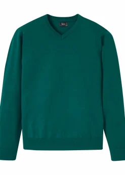 Clearance Feinstrickpullover aus weichem Baumwollmix Herren Pullover & Strickjacken|Basics