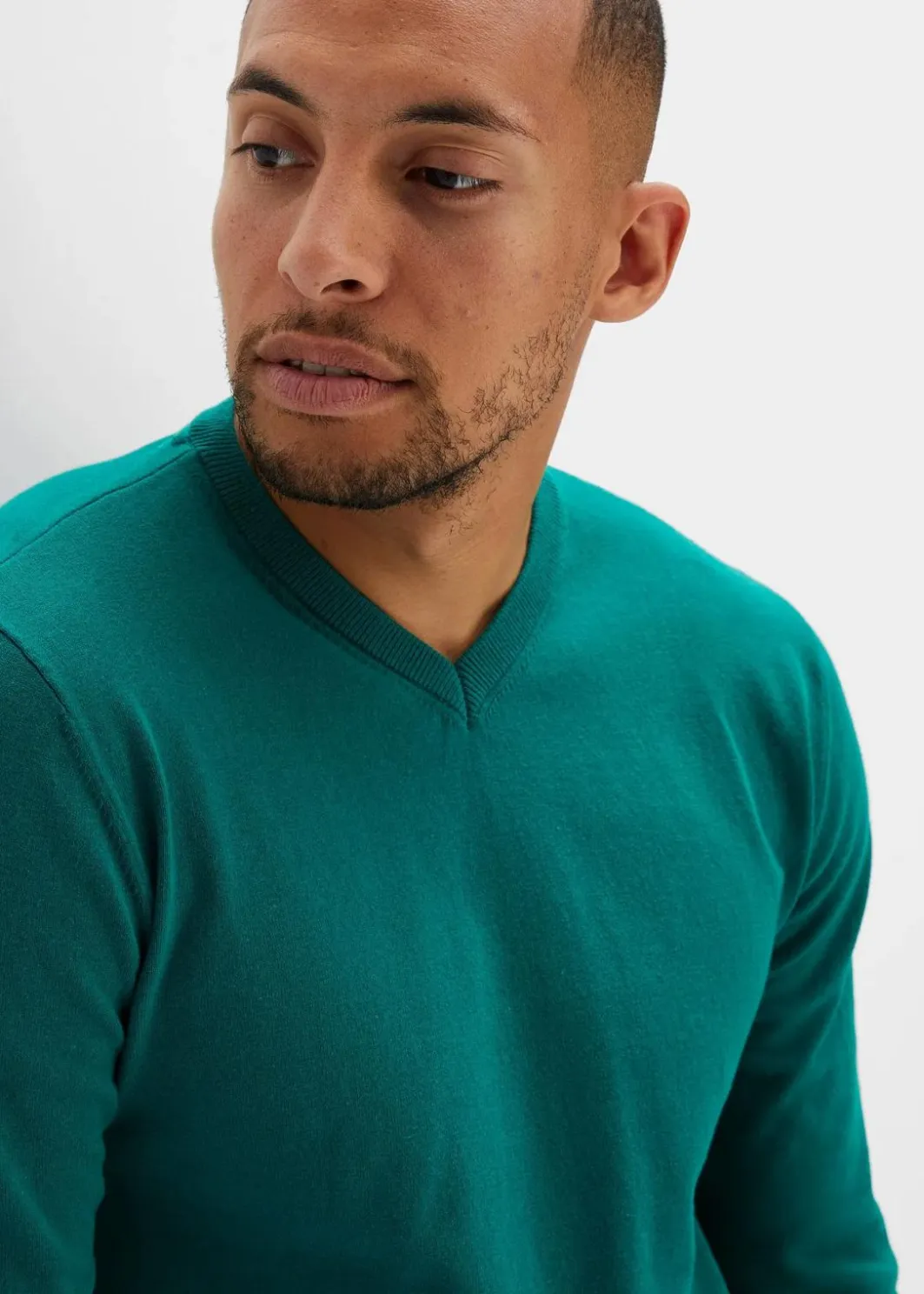 Clearance Feinstrickpullover aus weichem Baumwollmix Herren Pullover & Strickjacken|Basics