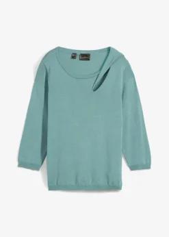 Damen bonprix Bekleidung·Umstandsmode|Bekleidung·Jeans|Feinstrickpullover in Viskose-Mix