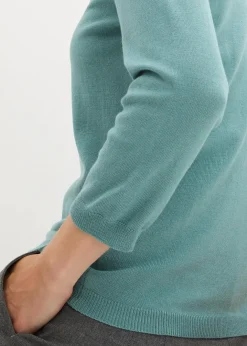 Damen bonprix Bekleidung·Umstandsmode|Bekleidung·Jeans|Feinstrickpullover in Viskose-Mix