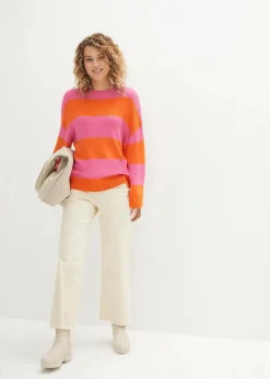 Online Feinstrickpullover mit Blockstreifen Damen Bekleidung·Umstandsmode|Strickmode