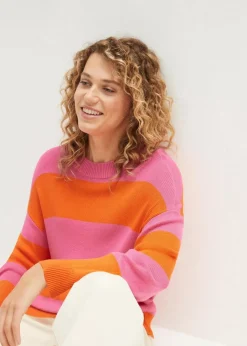 Online Feinstrickpullover mit Blockstreifen Damen Bekleidung·Umstandsmode|Strickmode