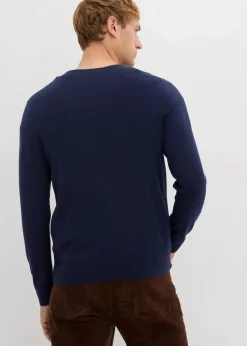 Herren bonprix Große Größen|Basics|Feinstrickpullover mit edler Merinowolle