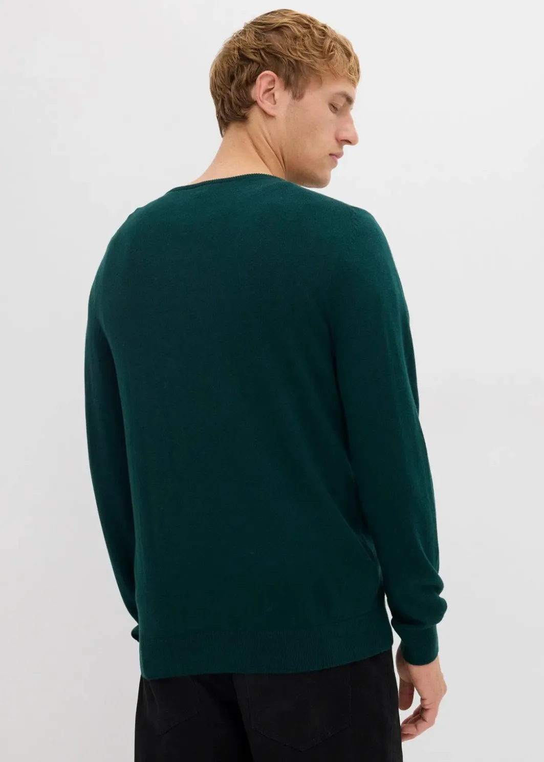 Herren bonprix Große Größen|Pullover & Strickjacken|Feinstrickpullover mit edler Merinowolle