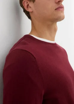Best Feinstrickpullover mit edler Merinowolle Herren Pullover & Strickjacken|Basics