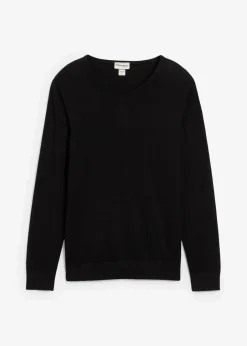 Clearance Feinstrickpullover mit edler Merinowolle Herren Große Größen|Basics