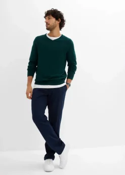 Discount Feinstrickpullover mit edler Merinowolle Herren Pullover & Strickjacken|Basics