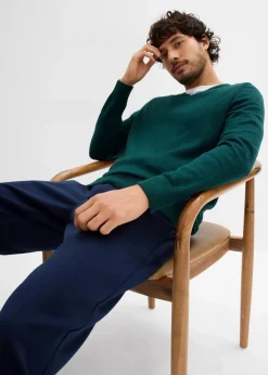 Discount Feinstrickpullover mit edler Merinowolle Herren Pullover & Strickjacken|Basics