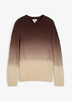 Discount Feinstrickpullover mit Farbverlauf Herren Pullover & Strickjacken|Große Größen