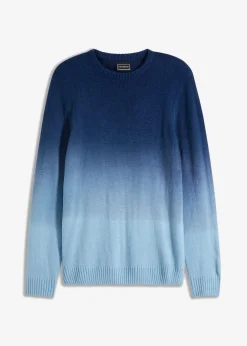Feinstrickpullover mit Farbverlauf Herren Große Größen|Pullover & Strickjacken