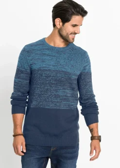 Outlet Feinstrickpullover mit Komfortschnitt aus weichem Baumwollmix Herren Pullover & Strickjacken|Große Größen
