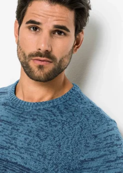 Outlet Feinstrickpullover mit Komfortschnitt aus weichem Baumwollmix Herren Pullover & Strickjacken|Große Größen