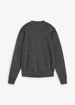 Damen bonprix Bekleidung·Jeans|Bekleidung·Umstandsmode|Feinstrickpullover mit Lurex