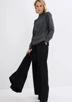 Damen bonprix Bekleidung·Jeans|Bekleidung·Umstandsmode|Feinstrickpullover mit Lurex