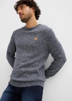Herren bonprix Pullover & Strickjacken|Große Größen|Feinstrickpullover mit reiner Baumwolle