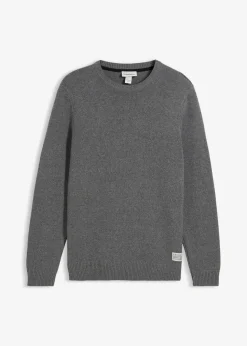 Herren bonprix Große Größen|Basics|Feinstrickpullover mit recycelter Baumwolle