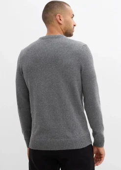Herren bonprix Große Größen|Basics|Feinstrickpullover mit recycelter Baumwolle
