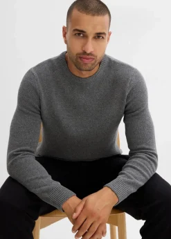 Herren bonprix Große Größen|Basics|Feinstrickpullover mit recycelter Baumwolle