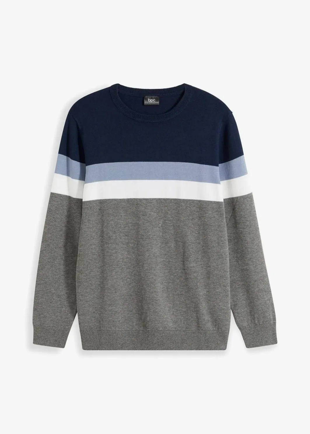 Clearance Feinstrickpullover mit reiner Baumwolle Herren Große Größen|Pullover & Strickjacken