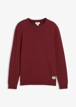 Herren bonprix Pullover & Strickjacken|Basics|Feinstrickpullover mit recycelter Baumwolle