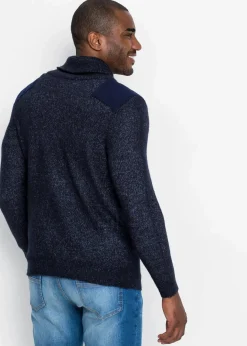 Hot Feinstrickpullover mit Schalkragen Herren Große Größen|Pullover & Strickjacken