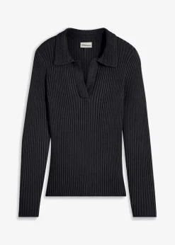 Discount Feinstrickpullover mit schmückendem Kragen Damen Pullover & Strickjacken|Strickmode