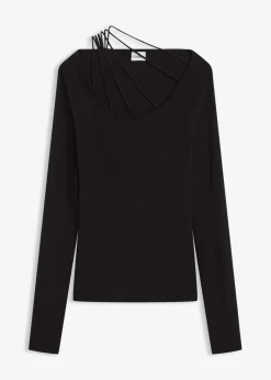 Damen bonprix Bekleidung·Umstandsmode|Bekleidung·Jeans|Feinstrickpullover mit tiefem Ausschnitt
