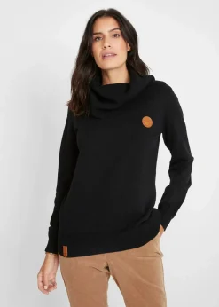 Feinstrickpullover mit weitem Kragen Damen Bekleidung·Umstandsmode|Pullover & Strickjacken