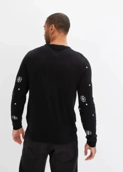 Online Feinstrickpullover mit Weihnachtsmotiv Herren Große Größen|Pullover & Strickjacken