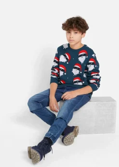 Best Feinstrickpullover mit Weihnachtsmotiv Kinder Jungen 9-16 Jahre·Sweat & Strick|Jungen 2-8 Jahre·Sweat & Strick