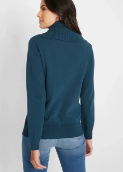 Hot Feinstrickpullover mit weitem Kragen Damen Bekleidung·Umstandsmode|Pullover & Strickjacken