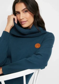 Hot Feinstrickpullover mit weitem Kragen Damen Bekleidung·Umstandsmode|Pullover & Strickjacken