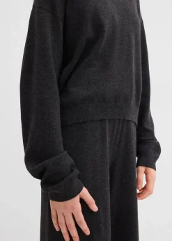 Clearance Feinstrickpullover und Strickhose aus softem Viskose Mix (2-tlg.Set) Kinder Mädchen 9-16 Jahre·Shorts|Mädchen 9-16 Jahre·Shirts & Blusen