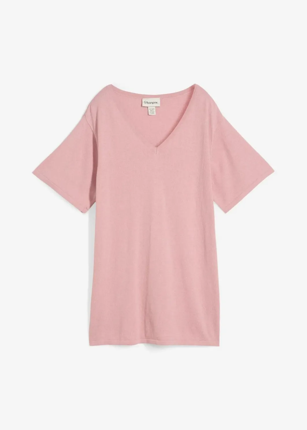 Online Feinstrickshirt mit Leinen Damen Bekleidung·Umstandsmode|Zweiteiler & Sets