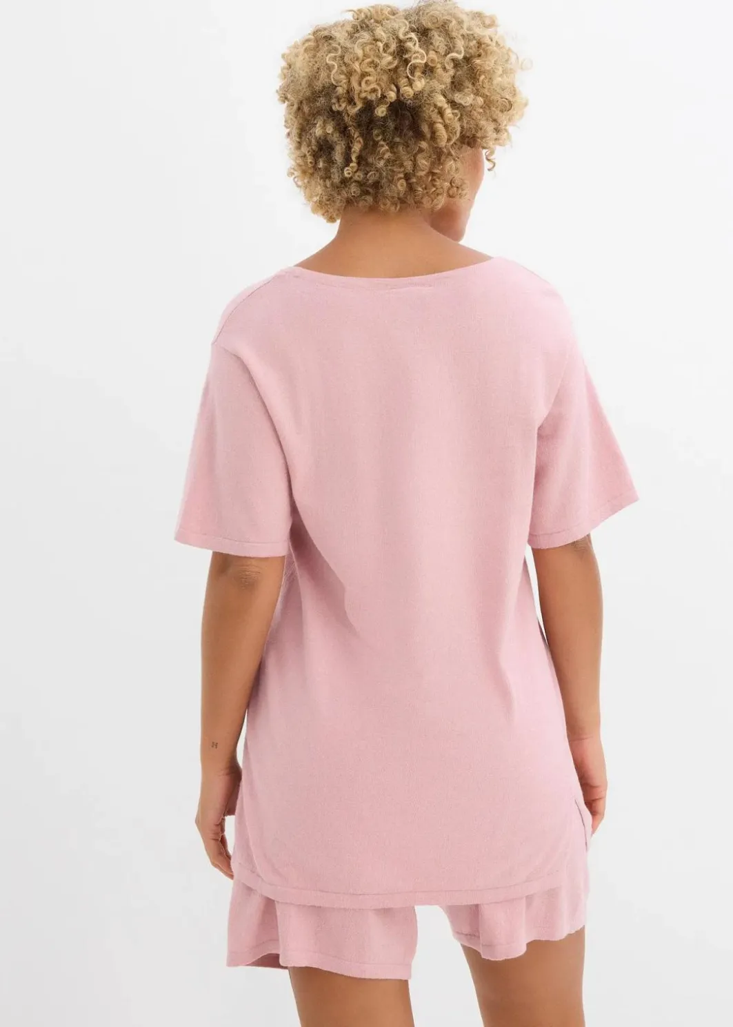 Online Feinstrickshirt mit Leinen Damen Bekleidung·Umstandsmode|Zweiteiler & Sets