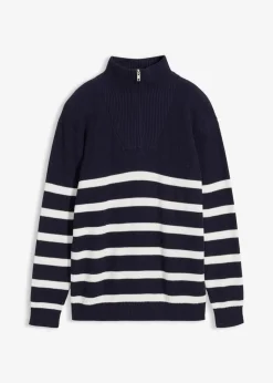 Kinder bonprix Jungen 9-16 Jahre·Sweat & Strick|Feinstrick-Troyer aus reiner Baumwolle