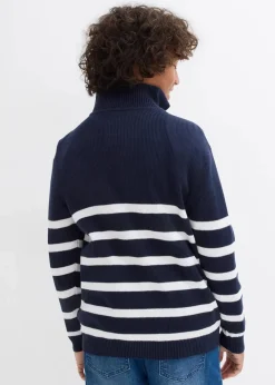 Kinder bonprix Jungen 9-16 Jahre·Sweat & Strick|Feinstrick-Troyer aus reiner Baumwolle