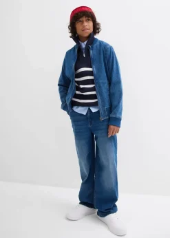 Kinder bonprix Jungen 9-16 Jahre·Sweat & Strick|Feinstrick-Troyer aus reiner Baumwolle