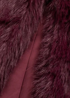 Discount Fellimitat-Jacke Damen Bekleidung·Hosen|Jacken & Mäntel