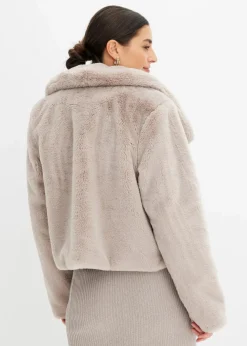 Online Fellimitat-Jacke Damen Bekleidung·Hosen|Jacken & Mäntel