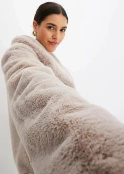 Online Fellimitat-Jacke Damen Bekleidung·Hosen|Jacken & Mäntel
