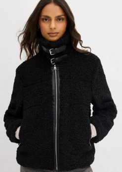 Hot Fellimitat-Jacke aus Teddyfleece Damen Jacken & Mäntel|Nachhaltigere Materialien